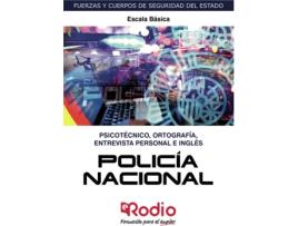 Livro Policía Nacional. Escala Básica. Psicotécnico, Ortografía, Entrevista Personal e Inglés de Vários Autores (Espanhol - 2019)