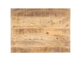 Tampo de mesa madeira de mangueira maciça 25-27 mm 90x70 cm