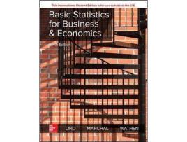 Livro ISE Basic Statistics for Business and Economics de Douglas Lind, William Marchal, Samuel Wathen (Inglês)