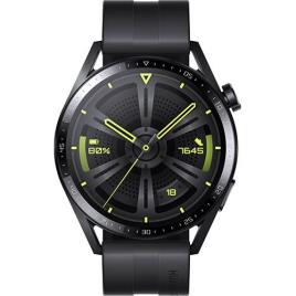 Smartwatch Huawei Watch GT 3 46mm - Active Black | Black Fluoroelastomer Strap