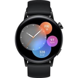 Smartwatch Huawei Watch GT 3 42mm - Active Black | Black Fluoroelastomer Strap