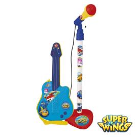 Guitarra e Microfone Super Wings