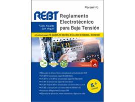 Livro Reglamento Electrotécnico Para Baja Tensión 5.ª Edición de Pablo Alcalde San Miguel (Espanhol)