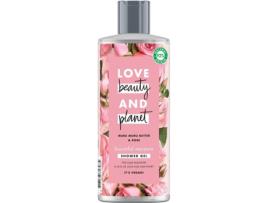 Gel de Banho LOVE BEAUTY AND PLANET Flor Rosa (500 ml)