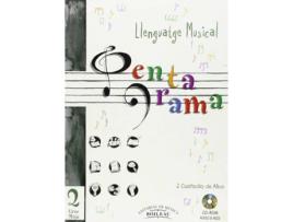Livro Llenguatge Musical Pentagrama 2 Grau Mitja de C Amat (Catalão)