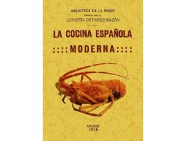 Livro La Cocina Española Moderna de Emilia Pardo Bazán (Espanhol)