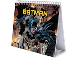 Calendário ERIK EDITORES de Mesa Deluxe 2022 Dc Banda Desenhada Dc Batman