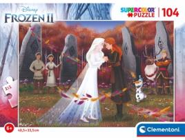 Puzzle 104 Peças Disney Frozen 2 - Supercolor Puzzle