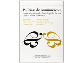 Livro Políticas de comunicações : um estudo comparado : Brasil, Espanha, Estados Unidos, México e Venezuela de Elen Geraldes (Português)