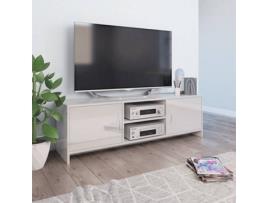 Móvel TV VIDAXL Contraplacado 800285 (120 x 30 x 37.5 cm - Compensado - Branco)