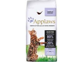 Ração para Gatos APPLAWS (400 g - Seca - Adulto - Sabor: Frango com Pato)