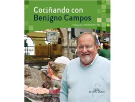 Livro Cociñando Con Benigno Campos de Benigno Campos Melón (Galego)