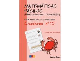 Livro Matemáticas Fáciles 15 de Equipo Abaco (Espanhol)