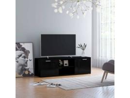 Móvel TV  Contraplacado 801168 (120 x 34 x 37 cm - Compensado - Preto)