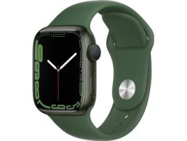 APPLE Watch Series 7 GPS 41 mm Verde com Bracelete Desportiva Trevo
