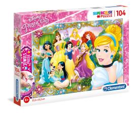 Puzzle Jewels 104 pçs - Disney Princess