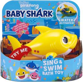 Baby Shark - Figura com Música Amarelo