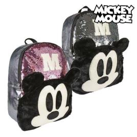 Mochila Casual Mickey Mouse lantejoulas (31 x 40 x 12 cm)