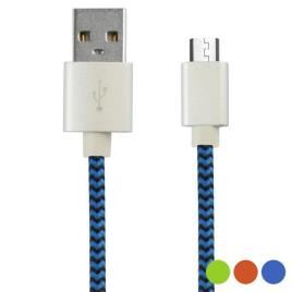 Cabo USB para Micro USB  1 m - Laranja