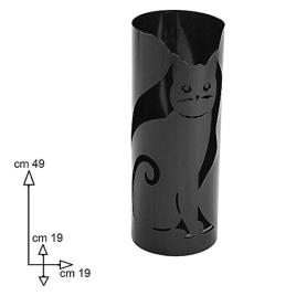 Paraplubak Cat Metal (19 x 49 x 19 cm) - Preto
