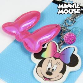 Corrente para Chave 3D Minnie Mouse 74130 Cor de rosa