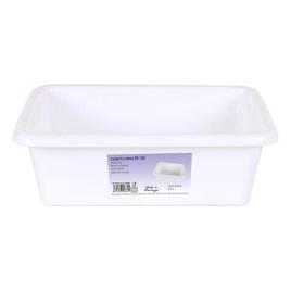 Balde Mini 0,5 L Retangular Branca (19 x 14,5 cm)
