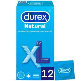 Preservativos DUREX Natural XL 12 unidades