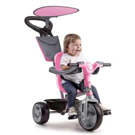 Triciclo Feber Baby Plus Music Cor de Rosa