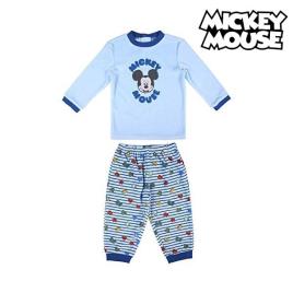Pijama Infantil Mickey Mouse Azul - 36 Meses
