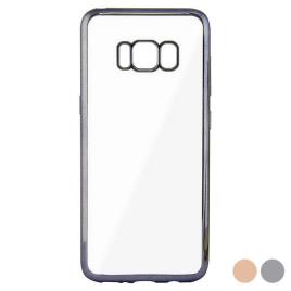 Capa para Telemóvel Galaxy S8  Flex Metal - Cor de Rosa
