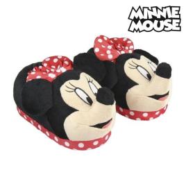 Pantufas Para Crianças 3D Minnie Mouse 73358 Vermelho - 29-30