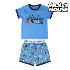 Pijama Infantil Mickey Mouse Azul - 5 anos