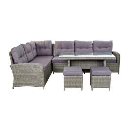 Conjunto de sofá e mesa DKD Home Decor Exterior (4 pcs)