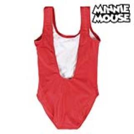 Fato De Banho De Menina Minnie Mouse Vermelho