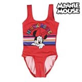 Fato De Banho De Menina Minnie Mouse Vermelho