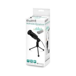 Microfone de mesa Ewent EW3552 3.5 mm Preto