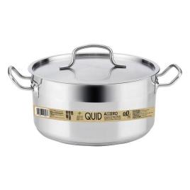 Caçarola com Tampa Quid Azzero Aço inoxidável - 26 cm