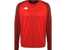 Camisola para Homem KAPPA Parme Pullover Vermelho para Futebol (8 anos)