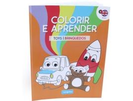 Livro Colorir e Aprender - Toys / Brinquedos de EUROPRICE (Português)
