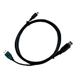 Usb 2.0 Cable Am-mini 5pin M 1.5m + Am 0.2m One Size Black