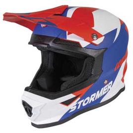 Stormer Capacete Motocross Force Squad L Blue / Red