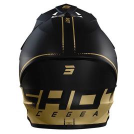 Shot Capacete Motocross Furious Raw 3.0 XL Black / Gold Matt