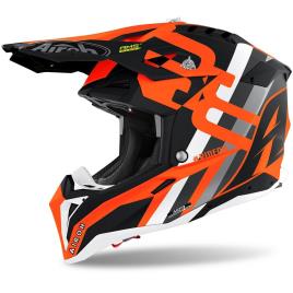 Airoh Capacete Motocross Aviator 3 Rainbow XL Orange Matt