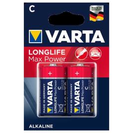 Bateria Alcalina Max Power C 2 Unidades One Size Blue / Red