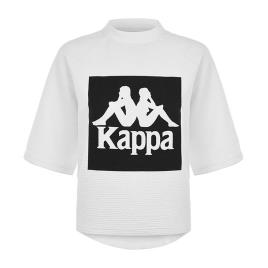 Kappa Camiseta Manga Corta Bawi Authentic S White / Black