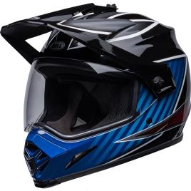 Capacete Motocross Mx-9 Adventure Mips Dalton S Gloss Black / Blue