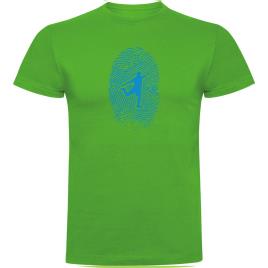 Camiseta Manga Corta Football Fingerprint 2XL Green
