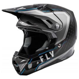 Fly Racing Capacete Motocross Formula Carbon Axon 2021 L Black / Grey / Blue