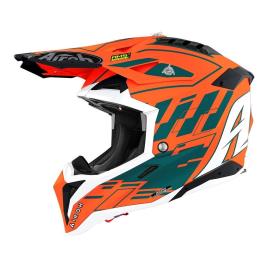 Airoh Capacete Motocross Aviator 3 Rampage S Orange Gloss