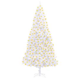 Árvore de Natal artificial com luzes LED 300 cm branco